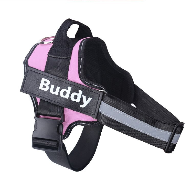 Personalized No-Pull Reflective Dog Harness – Breathable & Adjustable Comfort
