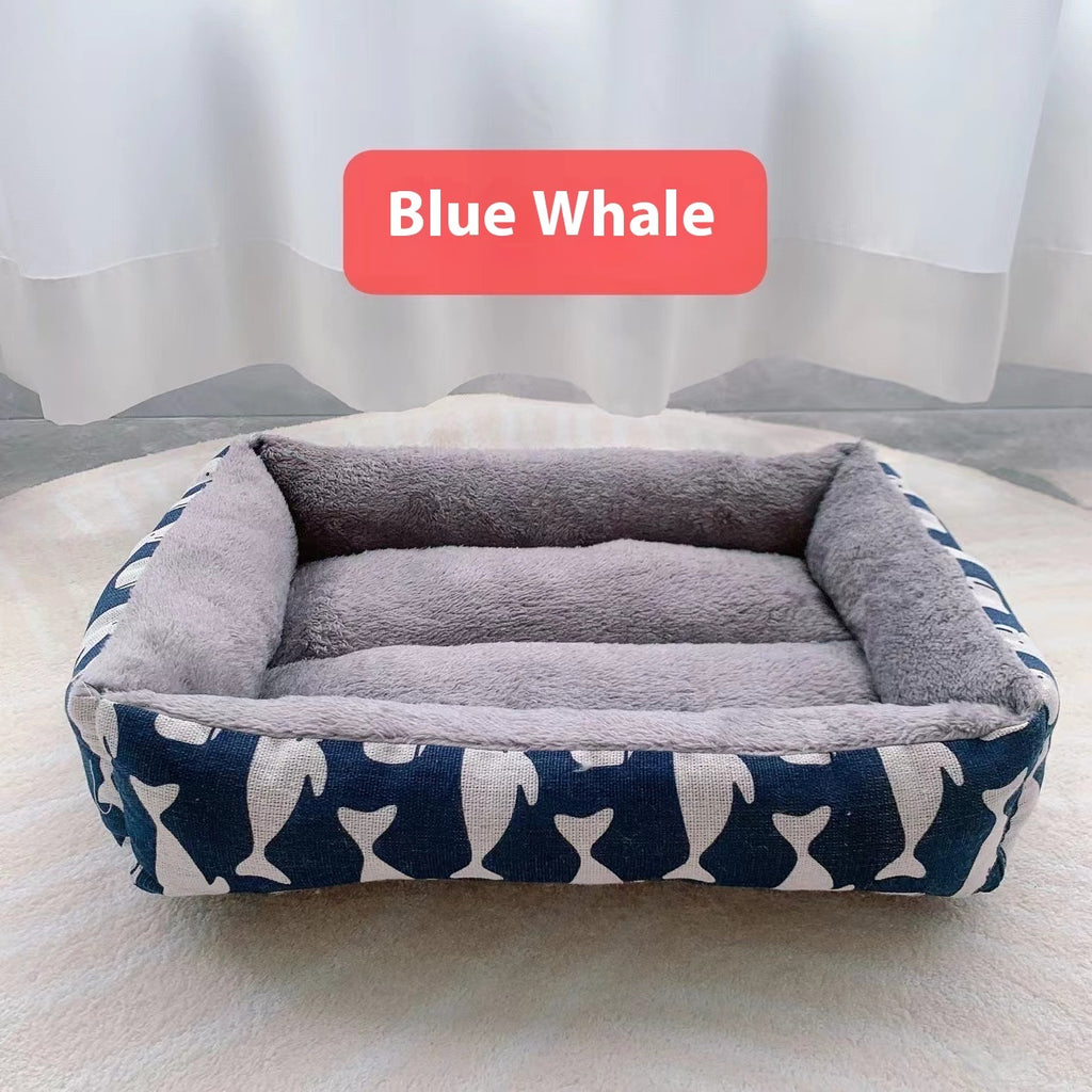 CozyCloud™ Plush Pet Bed – Warm Comfort for Dogs & Cats