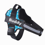 Personalized No-Pull Reflective Dog Harness – Breathable & Adjustable Comfort